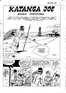Extrait de Safari (Aventures et Voyages) -106- Katanga Joe - Adieu Katooba