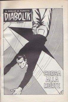 Extrait de Diabolik (seconda ristampa) -98- Corsa alla morte