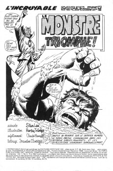 Extrait de L'incroyable Hulk (Éditions Héritage) -4- le monstre triomphe