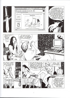 Extrait de Les grands Classiques de la Bande Dessinée érotique - La Collection -4468- Trois filles sur le Net