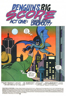 Extrait de The batman Adventures (1992) -1- Penguin's big score