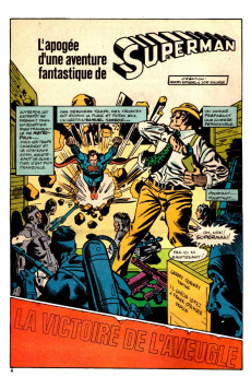Extrait de Superman et Batman puis Superman (Sagédition/Interpresse) -134- La victoire de l'aveugle