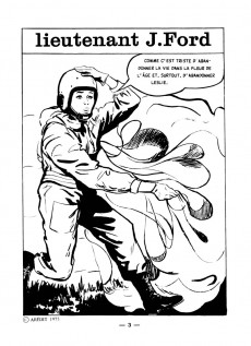 Extrait de Roses blanches (Arédit) -188- Lieutenant J. Ford
