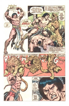Extrait de Kull the Conqueror Vol.1 (1971) -12- Moon of blood!