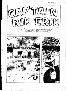 Extrait de Pirates (Mon Journal) -82- Cap'tain rik erik - l'imposteur