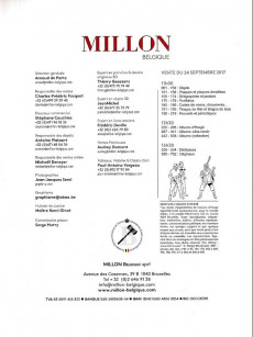 Extrait de (Catalogues) Ventes aux enchères - Millon -2017/09/24- Millon - Bandes Dessinées - 24 septembre 2017 - Bruxelles