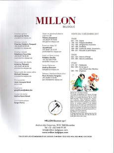 Extrait de (Catalogues) Ventes aux enchères - Millon -2017/12/03- Millon - Bandes Dessinées - 03 décembre 2017 - Bruxelles