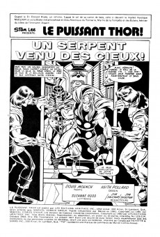 Extrait de Thor (Éditions Héritage) -123124- Un serpent venu des cieux !