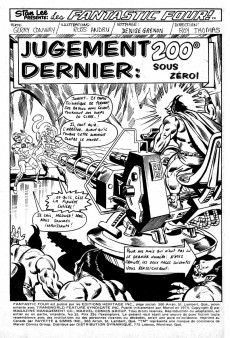Extrait de Fantastic Four (Éditions Héritage) -35- Jugement dernier : 200° sous zéro!