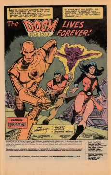 Extrait de Showcase (1956) -94- The Doom Patrol lives forever