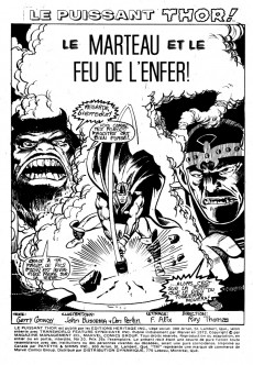 Extrait de Thor (Éditions Héritage) -20- Le marteau et le feu de l'enfer !