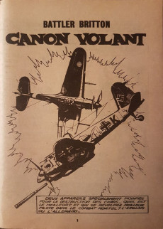 Extrait de Battler Britton (Impéria) -364- Canon volant