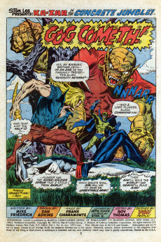 Extrait de Astonishing Tales Vol.1 (1970) -18- Gog cometh!