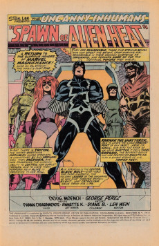 Extrait de The inhumans Vol.1 (1975) -1- Spawn of alien heat