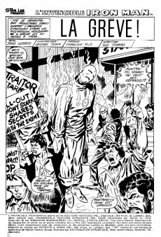 Extrait de L'invincible Iron Man (Éditions Héritage) -12- La grève !
