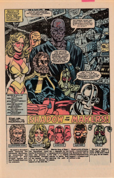 Extrait de Micronauts: The new voyages (the) (1984) -1- Shadow of the Makers!