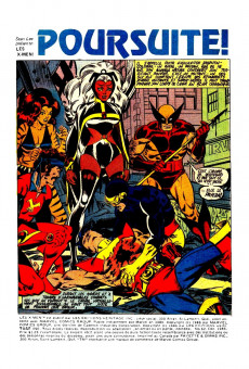 Extrait de Les mystérieux X-Men (Éditions Héritage) -62- Poursuite !