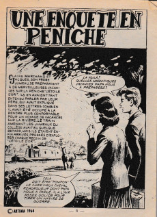 Extrait de Cathy (Artima/Arédit) -24- Une enquête en péniche