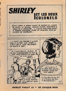 Extrait de Shirley (1e série - Mon Journal) (puis Belinda) -8- Shirley et les deux colonels