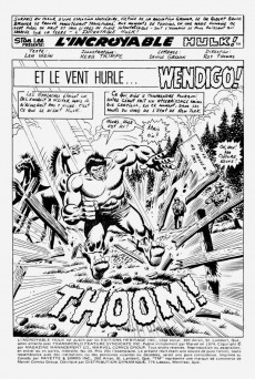 Extrait de L'incroyable Hulk (Éditions Héritage) -39- Et le vent hurle... Wendigo!
