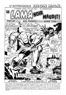 Extrait de L'invincible Iron Man (Éditions Héritage) -4- Le Lama Noir maudit!