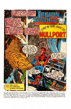 Extrait de La légion des super-héros (Éditions Héritage) -3- La nuit ne tombe jamais sur Nullport
