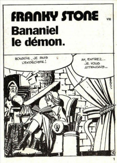 Extrait de Miss Eros (Editora) -23- Franky Stone : Bananiel le démon