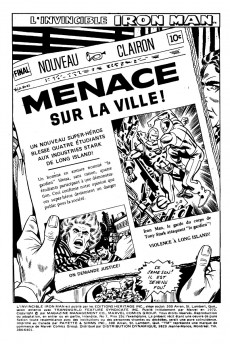 Extrait de L'invincible Iron Man (Éditions Héritage) -7- Menace sur la ville!