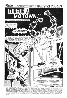 Extrait de L'invincible Iron Man (Éditions Héritage) -14- Fureur à Motown!