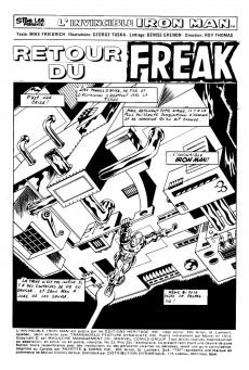 Extrait de L'invincible Iron Man (Éditions Héritage) -22- Retour du Freak