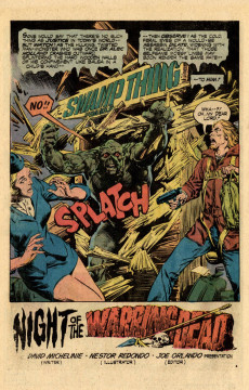 Extrait de Swamp Thing Vol.1 (DC Comics - 1972) -16- Night of the Warring Dead