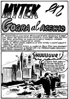 Extrait de Mytek el poderoso (Vértice - 1967) -11- ¡Gogra al acecho!