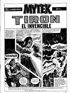 Extrait de Mytek el poderoso (Surco - 1983) -1- Tiron el invencible