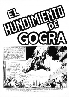 Extrait de Mytek el poderoso (Surco - 1983) -8- El hundimiento de Gogra