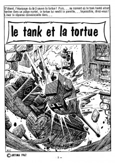 Extrait de Commando (Artima / Arédit) -34- Le tank et la tortue