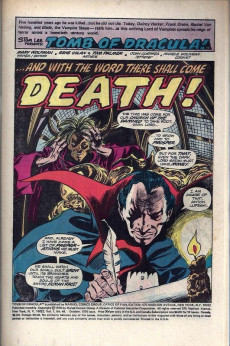Extrait de The tomb of Dracula (1972) -49- There Shall Come Death!
