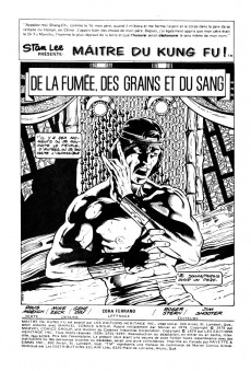 Extrait de Les mains de Shang-Chi, maître du Kung-Fu (Éditions Héritage) -6263- De la fumée, des grains et du sang