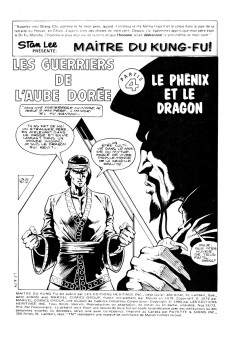 Extrait de Les mains de Shang-Chi, maître du Kung-Fu (Éditions Héritage) -7273- Les guerriers de l'aube dorée, parties 4 & 5