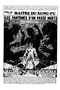 Extrait de Les mains de Shang-Chi, maître du Kung-Fu (Éditions Héritage) -7879- Les fantômes d'un passé muet