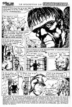 Extrait de Le monstre de Frankenstein (Éditions Héritage) -6- Numéro 6
