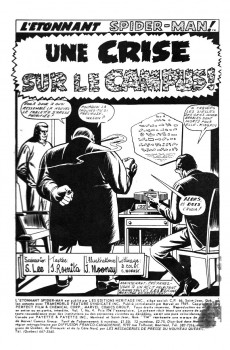 Extrait de L'Étonnant Spider-Man (Éditions Héritage) -4- Une crise sur le campus !