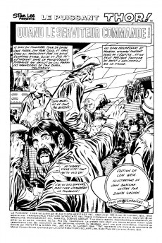 Extrait de Thor (Éditions Héritage) -52- Quand le Serviteur commande!