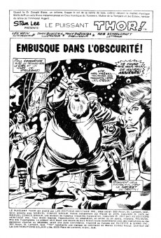 Extrait de Thor (Éditions Héritage) -6566- Embusque dans l'obscurité