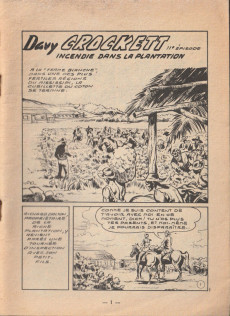 Extrait de Hondo (Davy Crockett puis) -24- Davy Crockett : Incendie dans la plantation