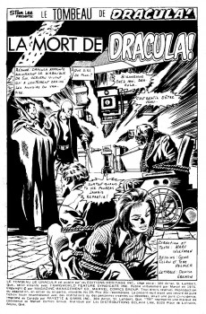 Extrait de Le tombeau de Dracula (Éditions Héritage)  -39- La mort de Dracula!