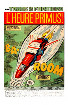 Extrait de Les transformers (Éditions Héritage) -12- L'heure Primus!