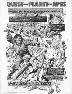 Extrait de Planet of the Apes (1974) -22- War among the apes!
