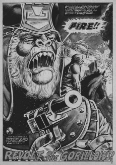 Extrait de Planet of the Apes (1974) -28- Battle for the Planet of the Apes