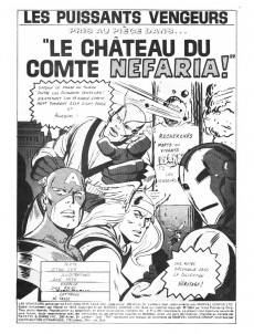 Extrait de Les vengeurs (Éditions Héritage) -9- Pris au piège dans le château du Comte Nefaria!
