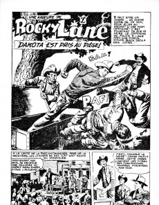 Extrait de Rocky Lane (Éditions des Remparts) -9- Dakota est pris au piège